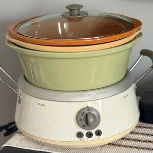 Vintage Hamilton Beach 3-1 slow cooker. See ALL photos